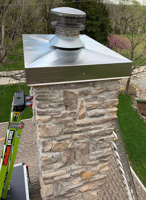 chimney chase cover replacement wichita ks